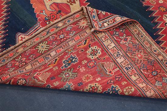 An antique Karabagh carpet, dated 1892, 11ft 9in by 6ft 8in